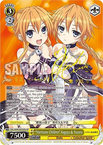 [Weiss Schwarz] [EN] "Hurricane Children" Kaguya & Yuzuru (SP) (B)