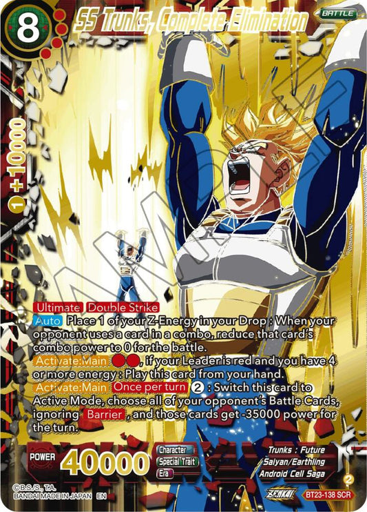 [DBS Masters] [EN] SS Trunks, Complete Elimination (SCR)