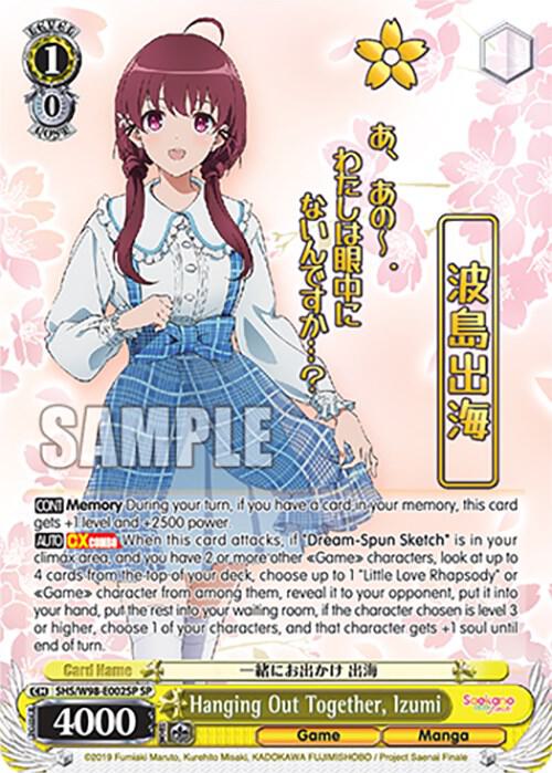 [Weiss Schwarz] [EN] Hanging Out Together, Izumi (SP)