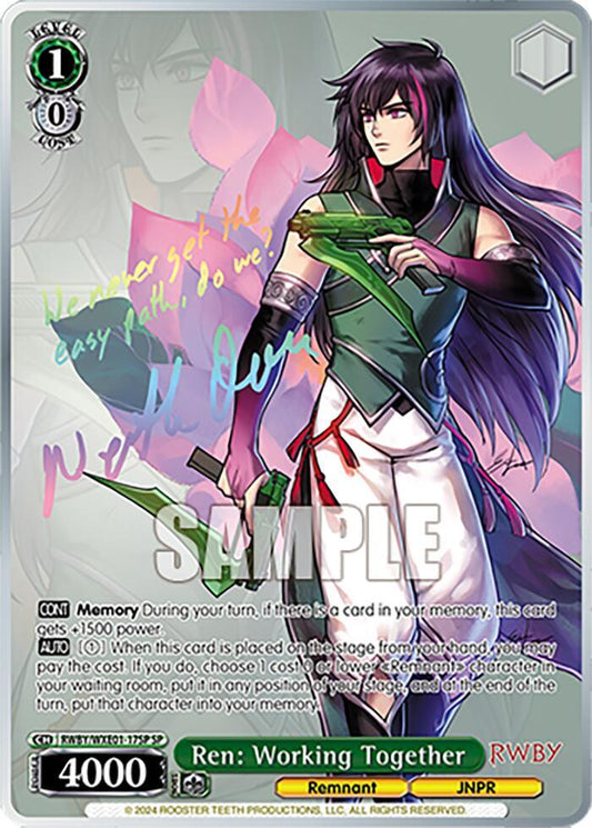 [Weiss Schwarz] [EN] Ren: Working Together (SP)