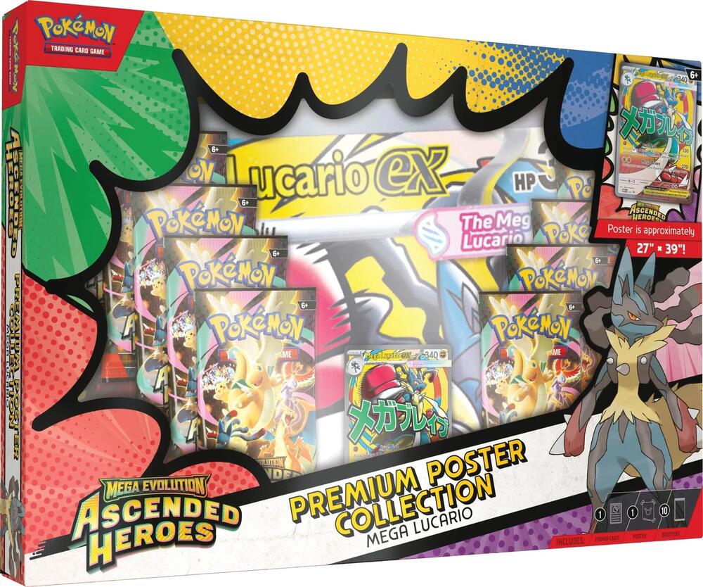 Pokémon [EN] Ascended Heroes Premium Poster Collection (10 Packs)