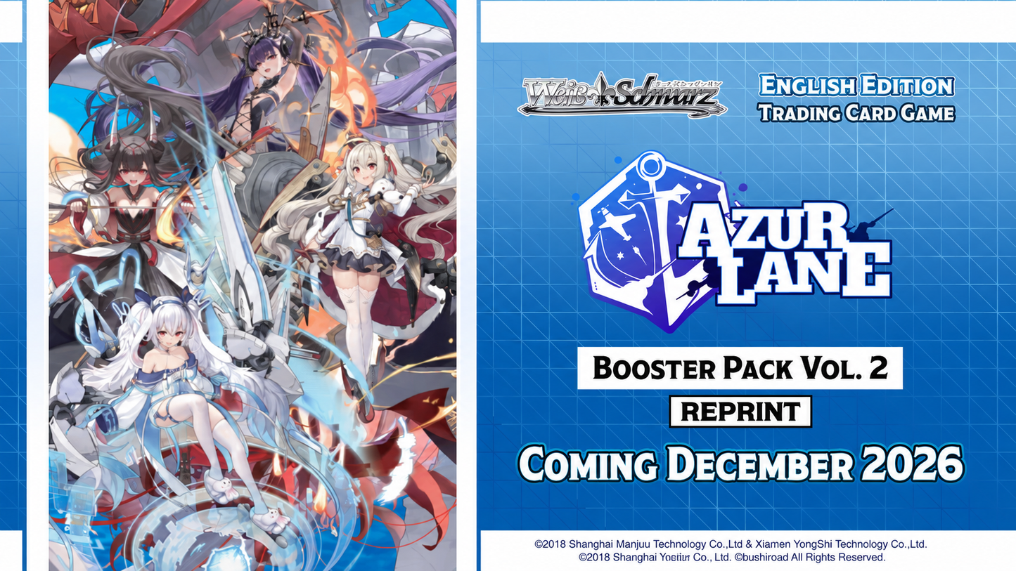 [PRE-ORDER] Weiss Schwarz [EN] Azur Lane Vol. 2 Reprint Case (24 Boxes)