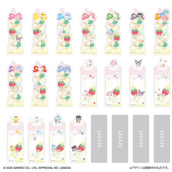 [BANDAI NAMCO] Sanrio Characters - Strawberry Newspaper Bookmark Collection (1 Pack)