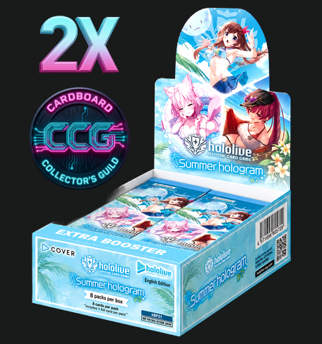 hololive OFFICIAL CARD GAME [EN] Summer hologram Extra Booster Box (8 Packs) [PRESALE]