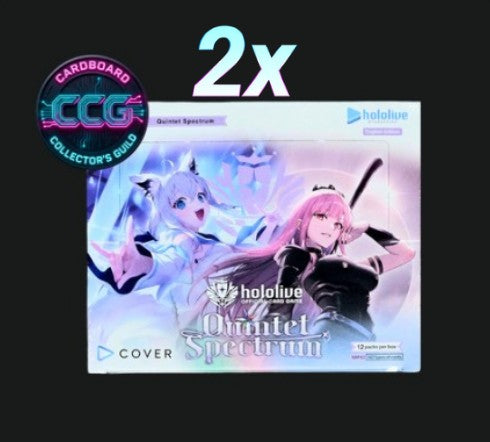 [BUNDLE] hololive OFFICIAL CARD GAME [EN] Quintet Spectrum Booster Box (12 Packs)