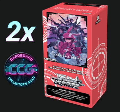 Weiss Schwarz [EN] SAO Alternative – Gun Gale Online – 2 Extra Booster (6 Packs)