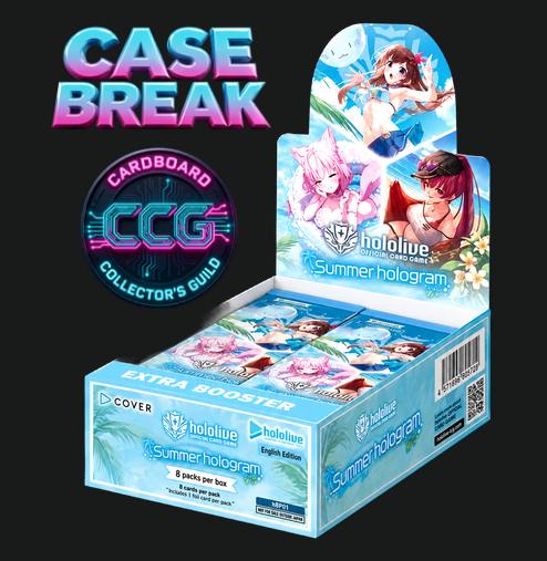 hololive OFFICIAL CARD GAME [EN] Summer hologram Extra Booster Box (8 Packs) [PRESALE]