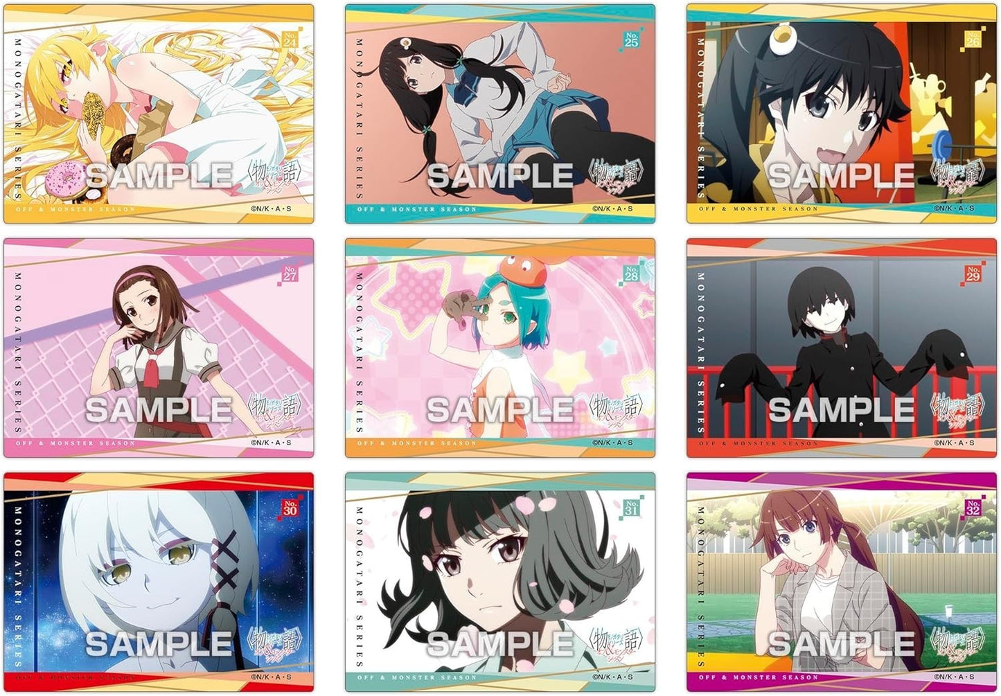 [ENSKY] Monogatari Series Off & Monster Season Clear Card Collection (1 Pack)