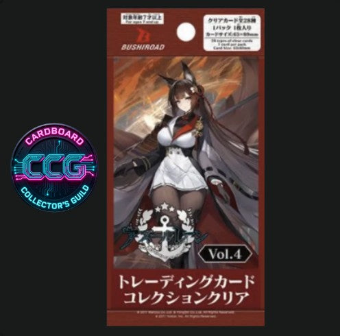 [BUSHIROAD] Azur Lane Vol. 4 Clear Card Collection (1 Pack)