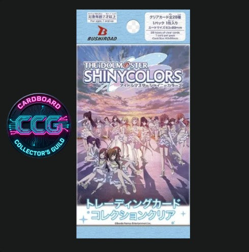 [BUSHIROAD] The iDOLM@STER Shiny Colors Clear Card Collection (1 Pack)