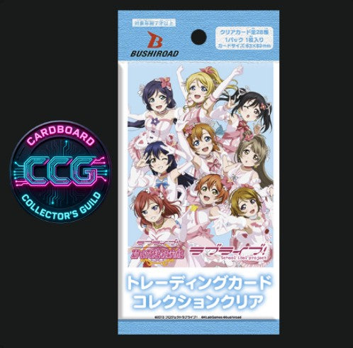 [BUSHIROAD] Love Live! School Idol Project Clear Card Collection (1 Pack)