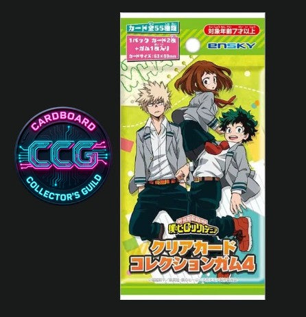 [ENSKY] My Hero Academia Vol. 4 Clear Card Collection (1 Pack)