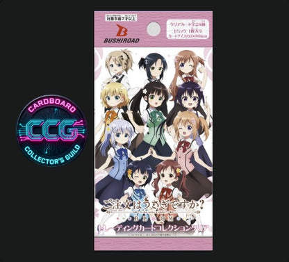 [BUSHIROAD] Is the Order a Rabbit? BLOOM Clear Card Collection (1 Pack)