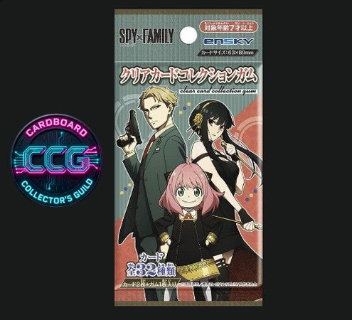 [ENSKY] SPY x FAMILY Gum Vol. 1 Clear Card Collection (1 Pack)