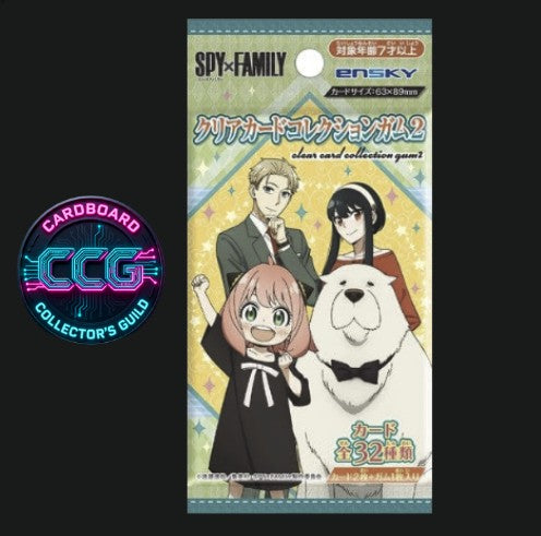 [ENSKY] SPY x FAMILY Gum Vol. 2 Clear Card Collection (1 Pack)