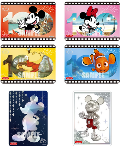 [BUSHIROAD] Disney 100 Clear Card Collection (1 Pack)