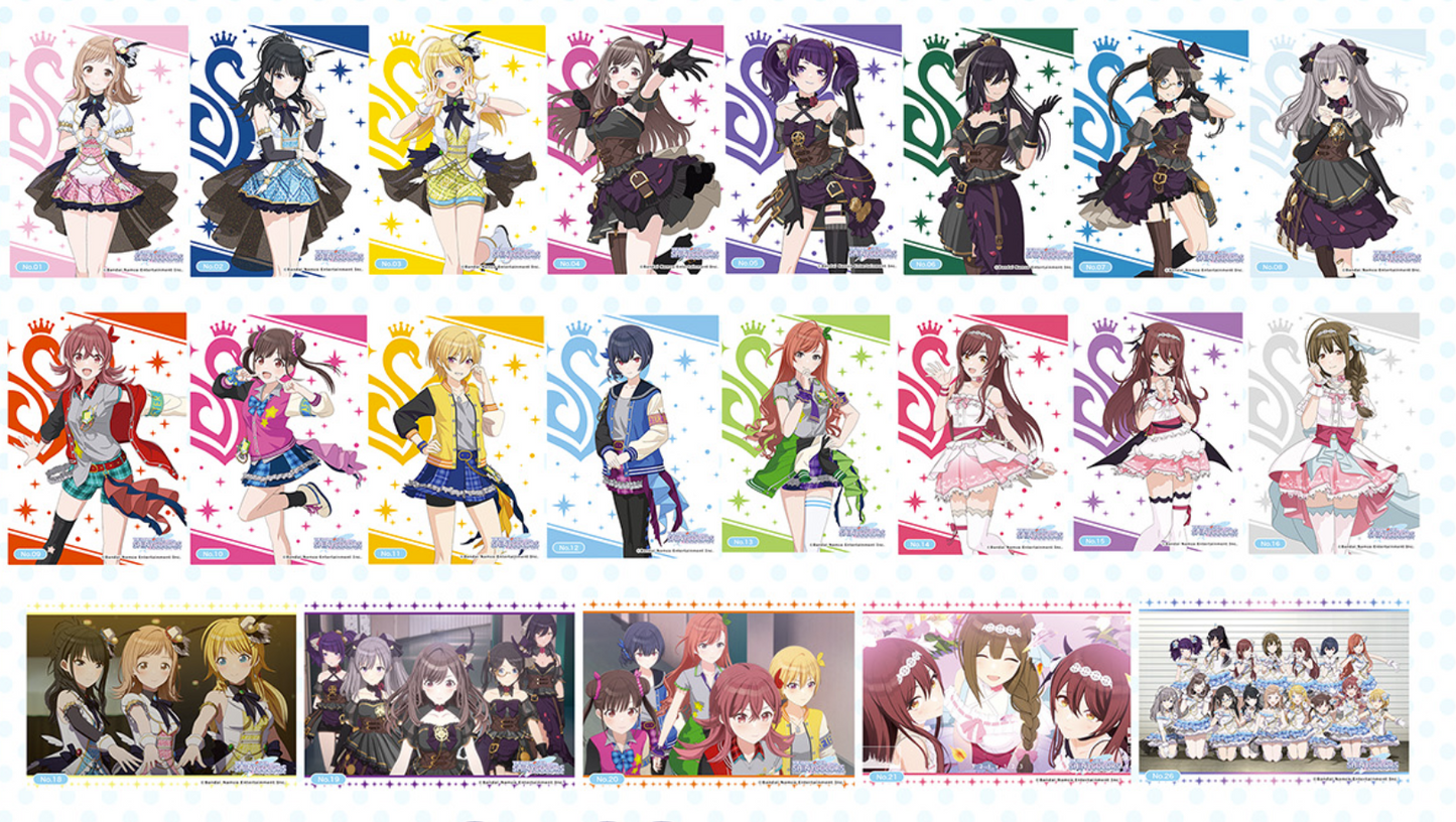 [BUSHIROAD] The iDOLM@STER Shiny Colors Clear Card Collection (1 Pack)