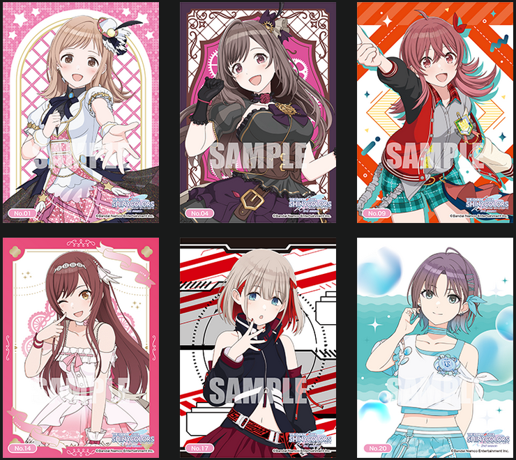 [BUSHIROAD] The iDOLM@STER Shiny Colors 2nd Season Clear Card Collection (1 Pack)