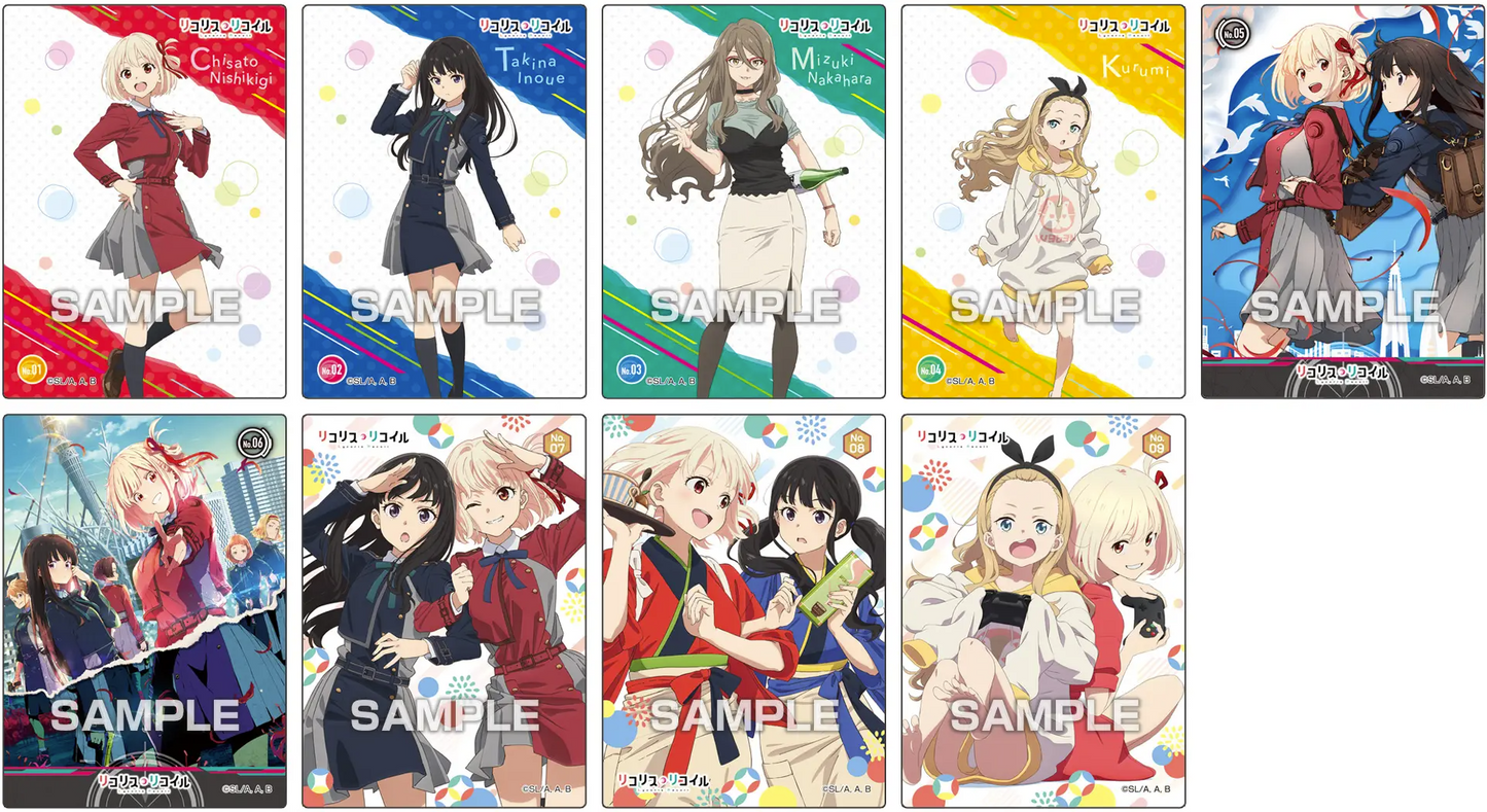 [ENSKY] Lycoris Recoil Clear Card Collection (1 Pack)