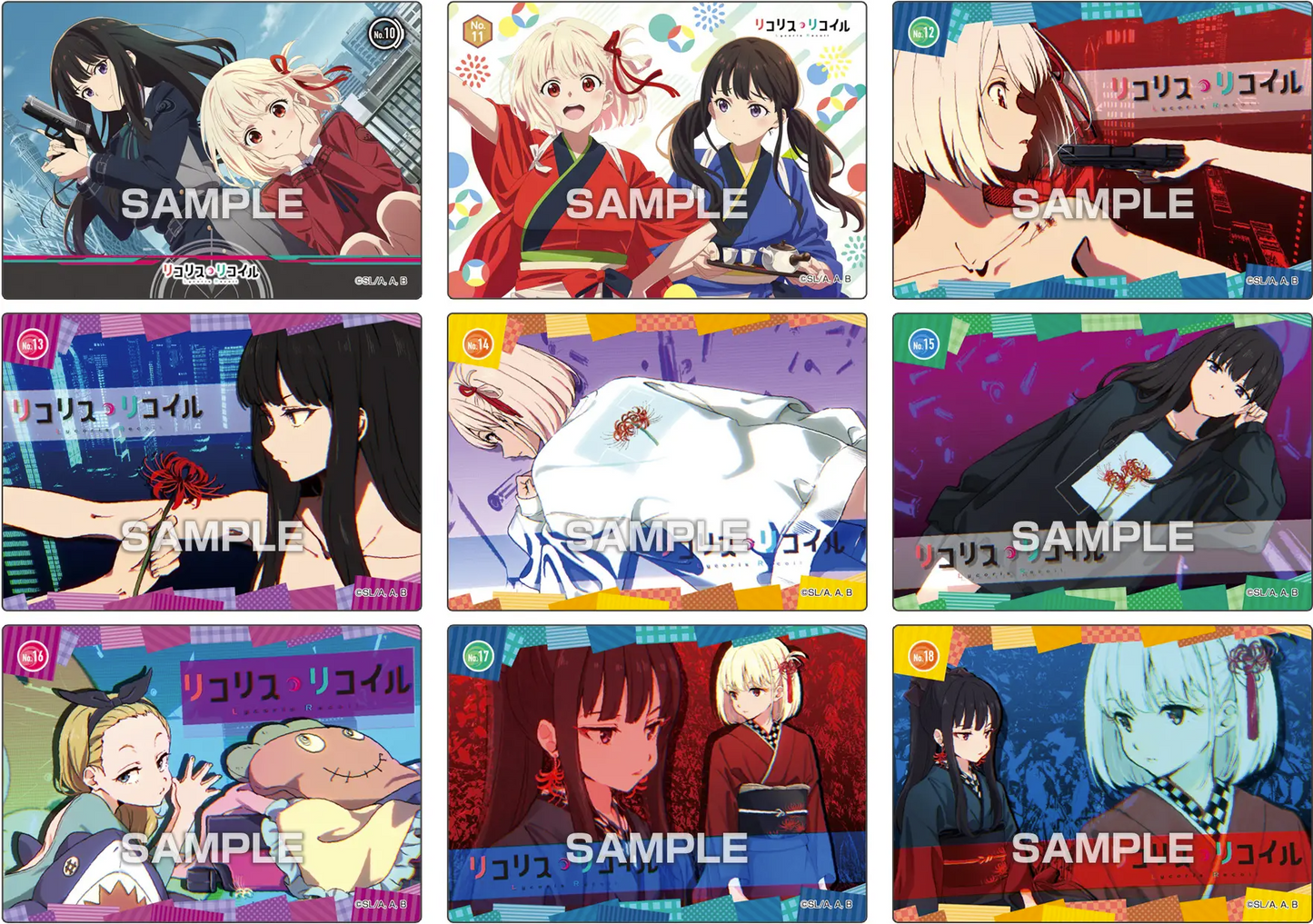 [ENSKY] Lycoris Recoil Clear Card Collection (1 Pack)