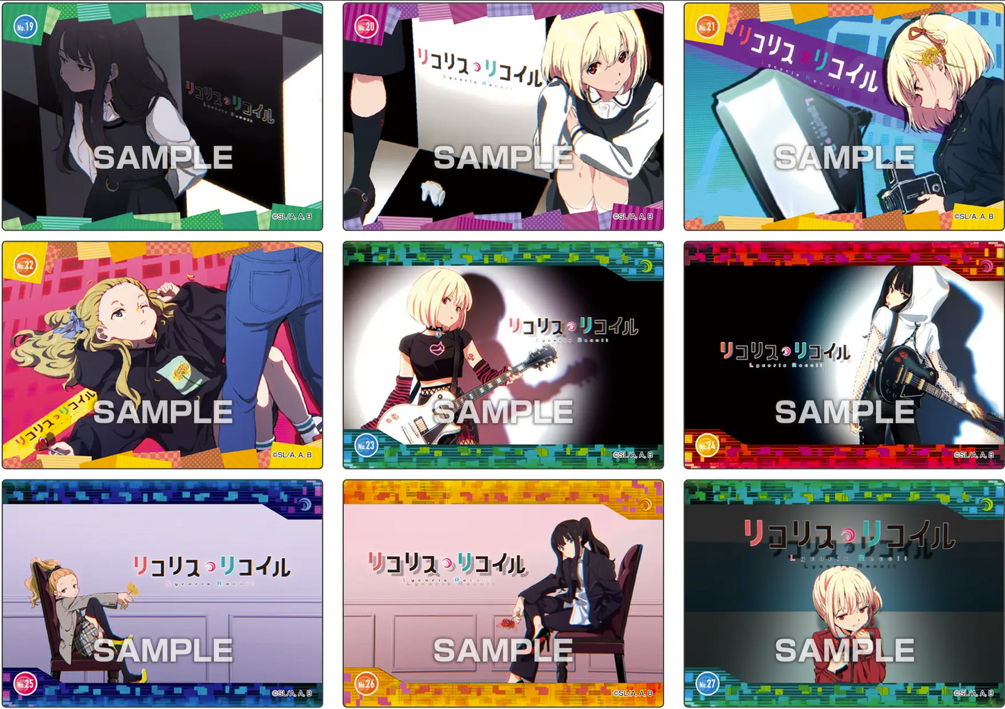 [ENSKY] Lycoris Recoil Clear Card Collection (1 Pack)