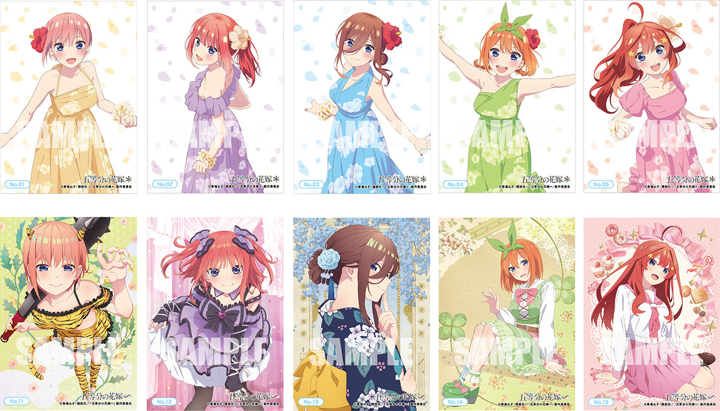 [BUSHIROAD] The Quintessential Quintuplets Honeymoon Arc Clear Card Collection (1 Pack)