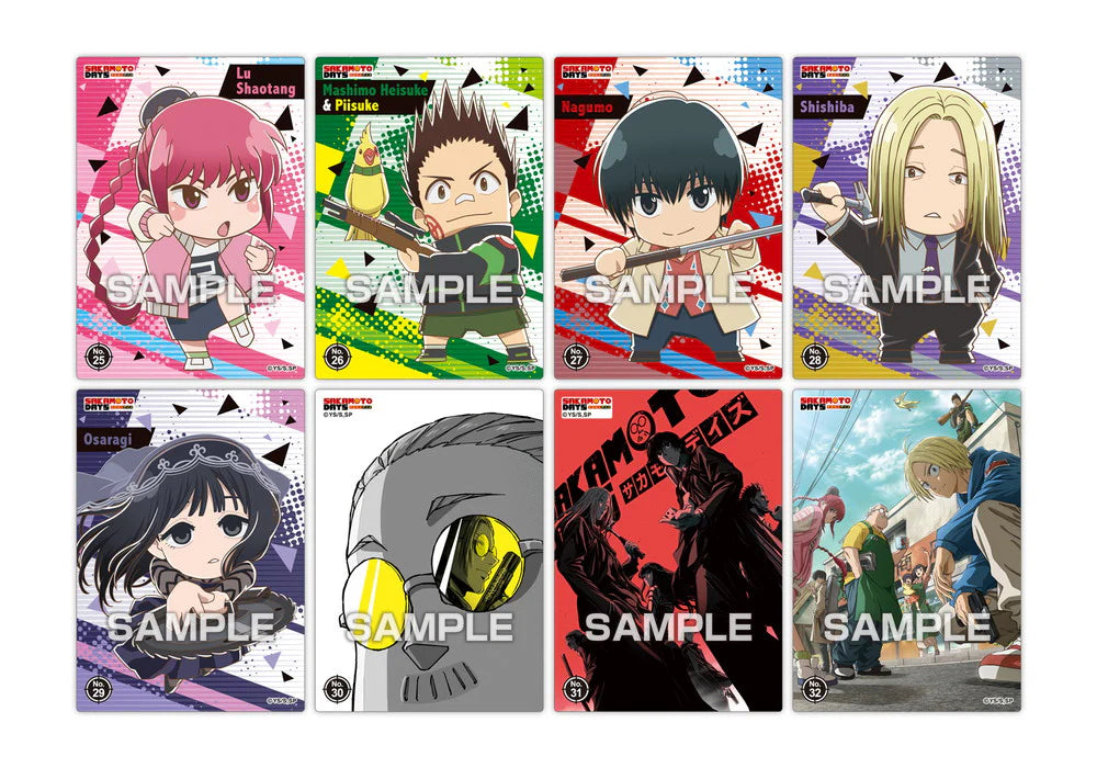 [ENSKY] Sakamoto Days Gum Vol. 1 Clear Card Collection (1 Pack)