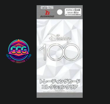 [BUSHIROAD] Disney 100 Clear Card Collection (1 Pack)