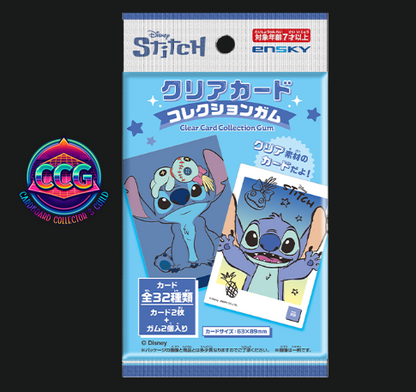 [ENSKY] Disney Stitch Gum Vol. 1 Clear Card Collection (1 Pack)