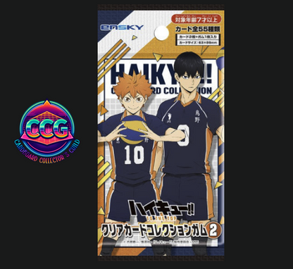 [ENSKY] Haikyuu!! To the Top Clear Card Collection Vol. 2 (1 Pack)