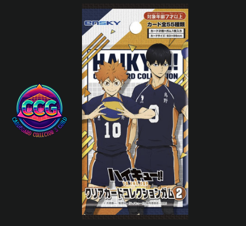 [ENSKY] Haikyuu!! To the Top Clear Card Collection Vol. 2 (1 Pack)