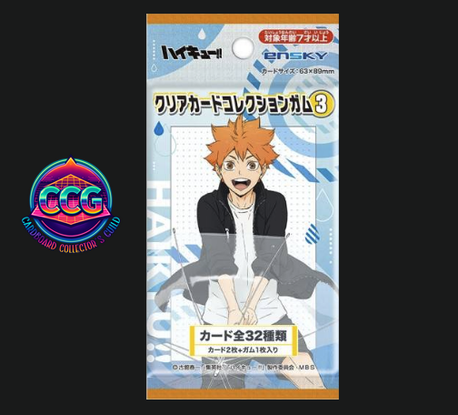 [ENSKY] Haikyuu!! To the Top Clear Card Collection Vol. 3 (1 Pack)