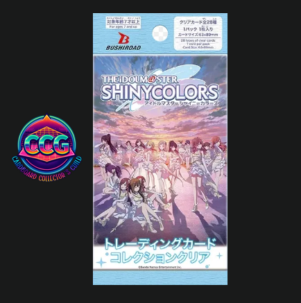 [BUSHIROAD] The iDOLM@STER Shiny Colors Clear Card Collection (1 Pack)