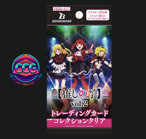 [BUSHIROAD] [OSHI NO KO] Vol. 2 Clear Card Collection (1 Pack)