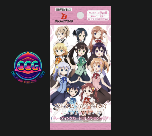 [BUSHIROAD] Is the Order a Rabbit? BLOOM Clear Card Collection (1 Pack)