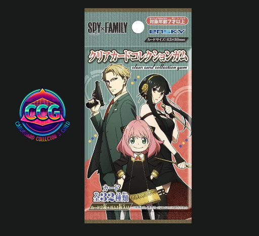[ENSKY] SPY x FAMILY Gum Vol. 1 Clear Card Collection (1 Pack)