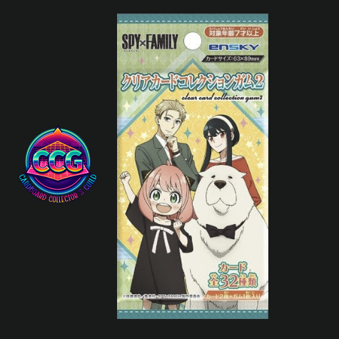 [ENSKY] SPY x FAMILY Gum Vol. 2 Clear Card Collection (1 Pack)