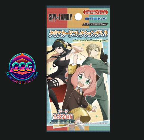 [ENSKY] SPY x FAMILY Gum Vol. 3 Clear Card Collection (1 Pack)