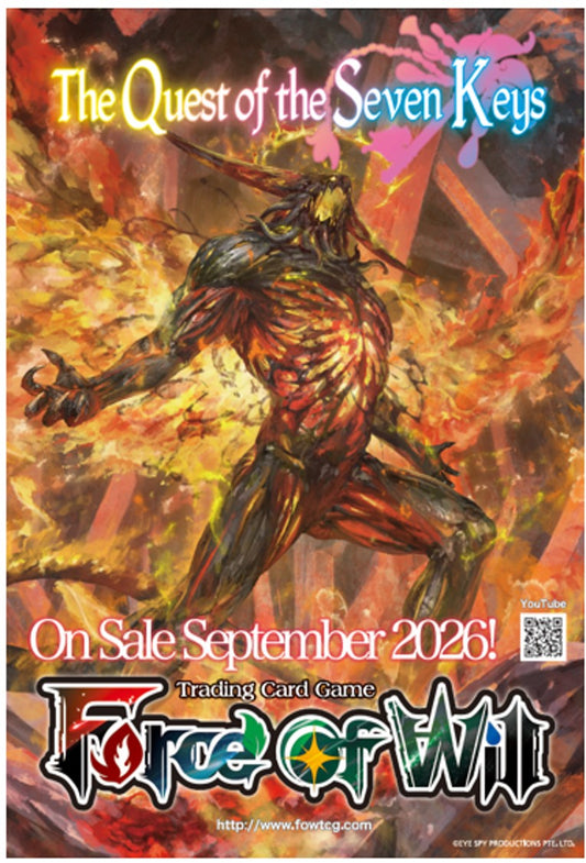 [PRE-ORDER] Force of Will TCG [EN] The Quest of the Seven Keys Case (6 Boxes)