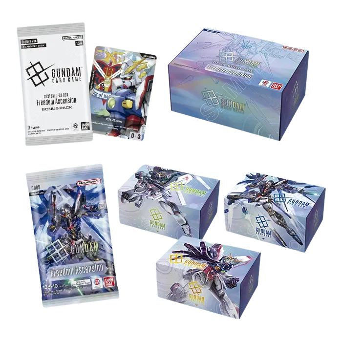 Gundam Card Game [EN] Freedom Ascension Deck Build Box (4 Packs)