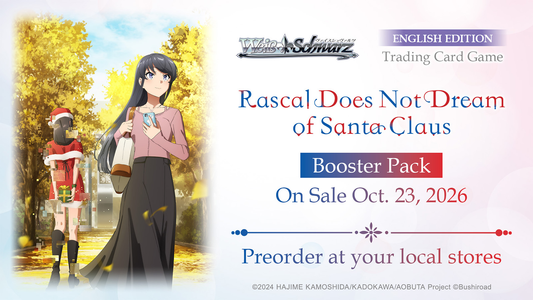 [PRE-ORDER] Weiss Schwarz [EN] Rascal Does Not Dream of Santa Claus Case (12 Boxes)
