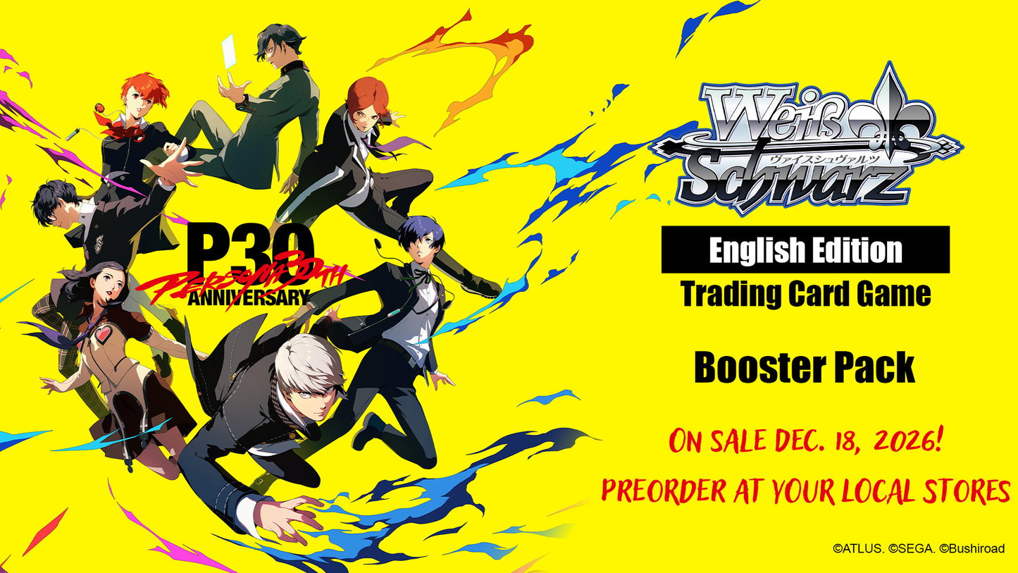 [PRE-ORDER] Weiss Schwarz [EN] Persona 30th Anniversary Booster Case (12 Boxes)