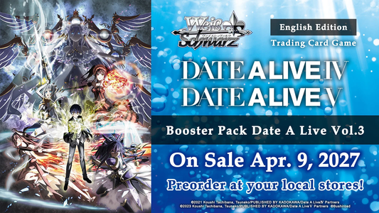 [PRE-ORDER] Weiss Schwarz [EN] Date A Live Vol. 3 Booster Case (12 Boxes)