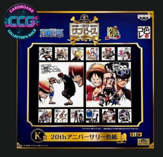 [BANDAI NAMCO] One Piece 20th Anniversary K Prize Visual Shikishi (1 Pack)