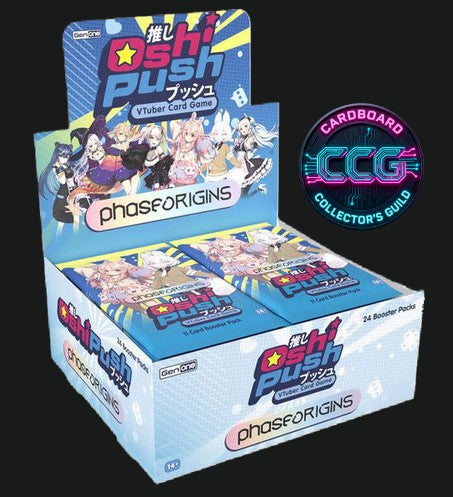 Oshi Push VTuber Card Game [EN] - Phase Origins Booster Box (24 Packs)