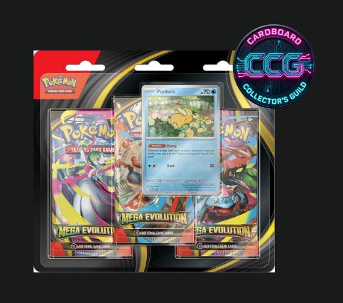 Pokémon [EN] Mega Evolution 3 Pack Blister [Psyduck]