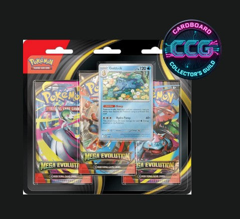 Pokémon [EN] Mega Evolution 3 Pack Blister [Golduck]
