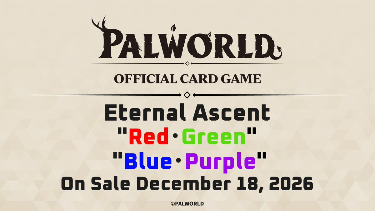 [PRE-ORDER] Palworld OCG [EN] Eternal Ascent Trial Deck Display (6 Decks)