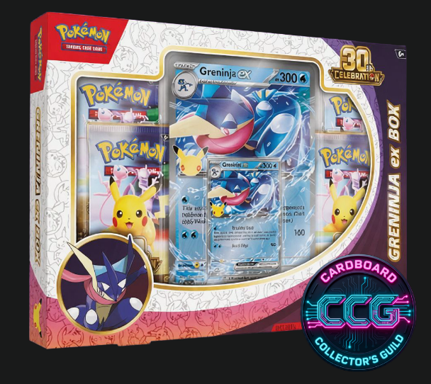 Pokémon TCG [EN] 30th Celebration Greninja ex Box (4 Packs)