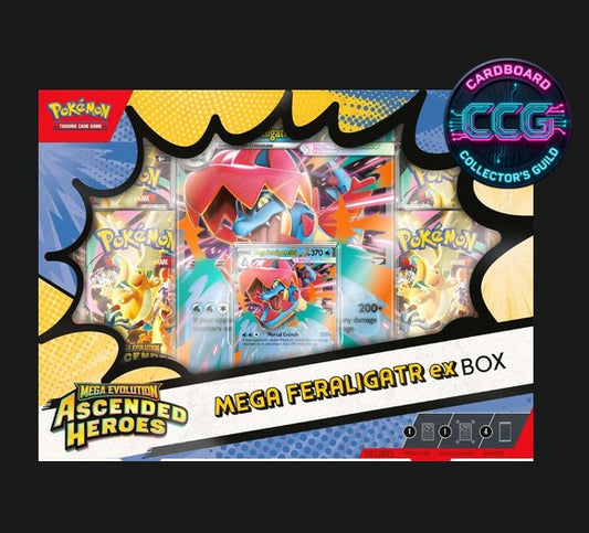 Pokémon TCG [EN] Ascended Heroes Mega Feraligatr ex Box (4 Packs)